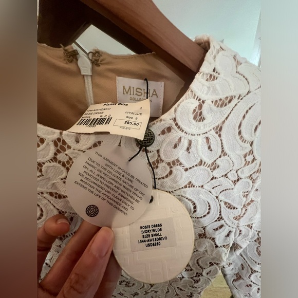 Rosie Dress in Ivory & Nude - MISHA Collective - Small, NWT - Picture 4 of 6